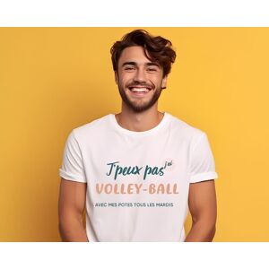 Cadeaux.com Tee shirt personnalise homme - J'peux pas j'ai volley-ball