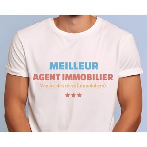Cadeaux.com Tee shirt personnalise homme - Meilleur Agent immobilier