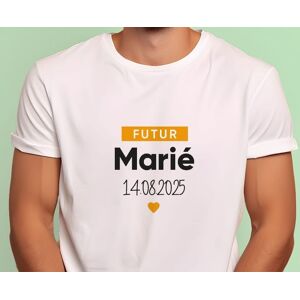 Cadeaux.com Tee shirt personnalise homme - Futur marie