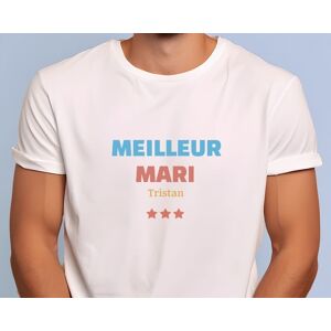 Cadeaux.com Tee shirt personnalise homme - Meilleur Mari