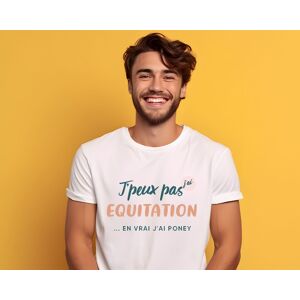 Cadeaux.com Tee shirt personnalise homme - J'peux pas j'ai equitation