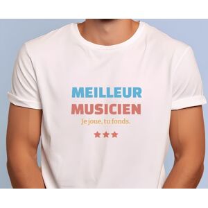 Cadeaux.com Tee shirt personnalise homme - Meilleur Musicien