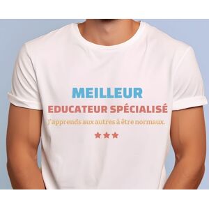 Cadeaux.com Tee shirt personnalise homme - Meilleur Educateur specialise