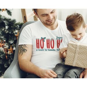 Cadeaux.com T-shirt homme personnalisé Noël - Ho Ho Ho !