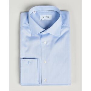 Eton Contemporary Fit Shirt Double Cuff Blue