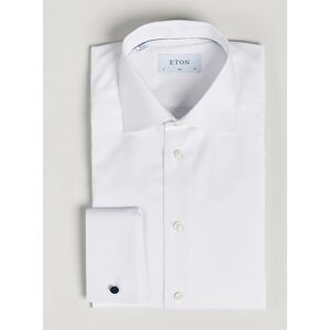 Eton Slim Fit Shirt Double Cuff White