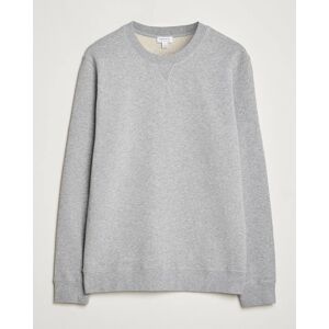 Sunspel Loopback Sweatshirt Grey Melange