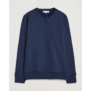 Merz b. Schwanen Organic Cotton Crew Neck Sweat Ink Blue