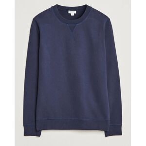 Sunspel Loopback Sweatshirt Navy