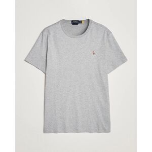 Polo Ralph Lauren Luxury Pima Cotton Crew Neck T-Shirt Andover Heather