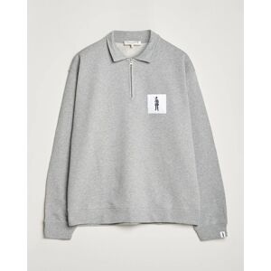 Mackintosh Dandyman Zip Sweat Grey Melange