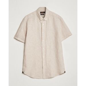 Morris Douglas Linen Short Sleeve Shirt Khaki