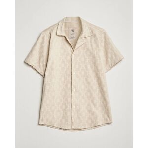 OAS Machu Terry Short Sleeve Shirt Beige