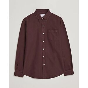 Colorful Standard Classic Organic Oxford Button Down Shirt Oxblood Red