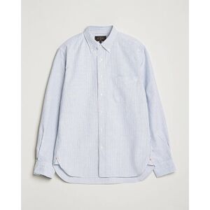 BEAMS PLUS Oxford Button Down Shirt Blue Stripe