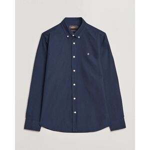 Morris Oxford Button Down Cotton Shirt Navy