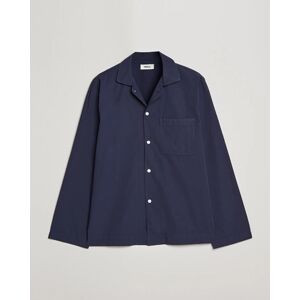 Tekla Poplin Pyjama Shirt True Navy