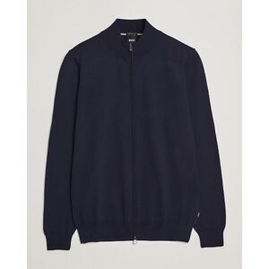 Boss Balonso Full-Zip Sweater Dark Blue