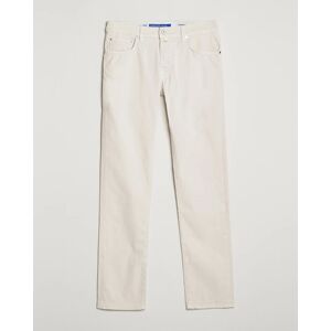 Jacob Cohen Bard Garment Dyed Gabardine Trousers Beige