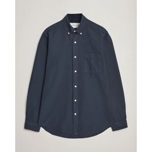 A Day's March Moorgate Dyed Oxford Shirt Navy