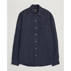 A Day's March Abu Linen Shirt Navy