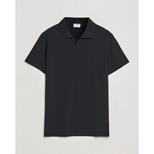 Filippa K Soft Lycra Polo Tee Black