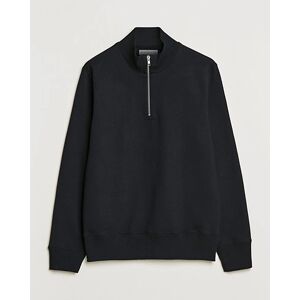 Merz b. Schwanen Organic Cotton Half Zip Sweat Black