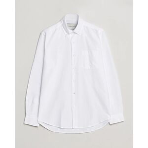 A Day's March Moorgate Dyed Oxford Shirt White