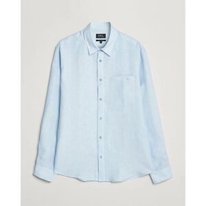 A.P.C. Cassel Linen Shirt Light Blue