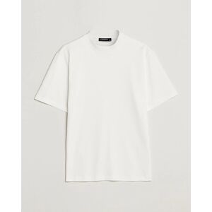 J.Lindeberg Ace Mock Neck Mercerized Cotton T-Shirt White