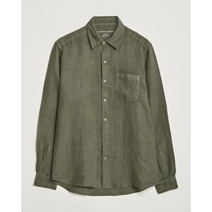 A Day's March Abu Linen Shirt Seaweed