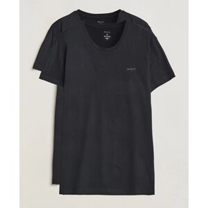 GANT 2-Pack Crew Neck T-Shirt Black