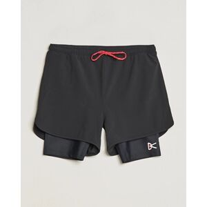 District Vision Layered Pocketed Trail Shorts Black