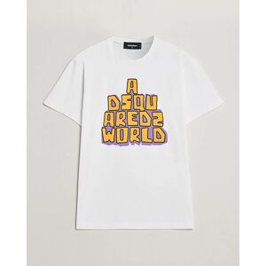 Dsquared2 Cool Fit Logo Crew Neck T-Shirt White