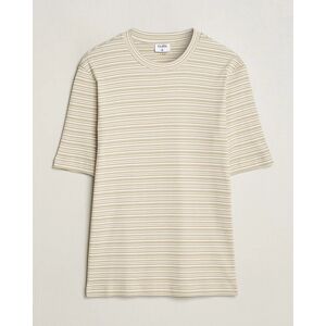 Filippa K Striped Rib T-Shirt Dark Yellow/White