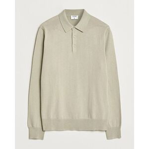 Filippa K Knitted Polo Shirt Light Sage