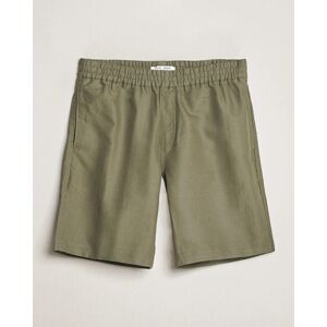 Samsøe Samsøe Smith Linen/Cotton Drawstring Shorts Dusty Olive