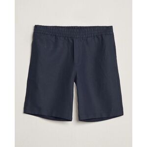 Samsøe Samsøe Smith Linen/Cotton Drawstring Shorts Salute Navy