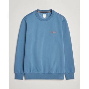 Paul Smith Embroidery Crew Neck Sweatshirt Light Blue