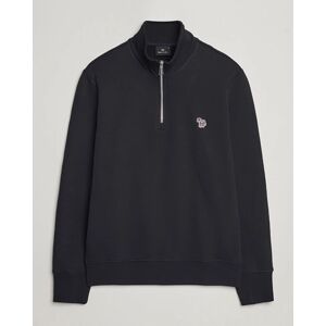 PS Paul Smith Zebra Organic Cotton Sweat Half Zip Black