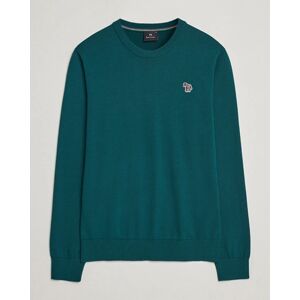 PS Paul Smith Zebra Cotton Knitted Sweater Dark Green