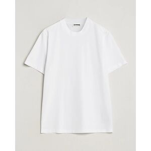 Jil Sander Round Collar Simple T-Shirt White