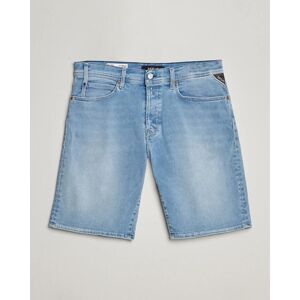 Replay RBJ901 Hyperflex Denim Shorts Light Blue