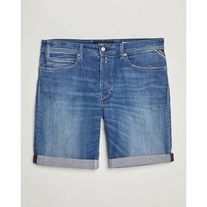 Replay RBJ901 Super Stretch Bio Denim Shorts Medium Blue