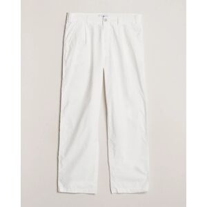 Stone Island Marina Washed Cotton Canvas Trousers White