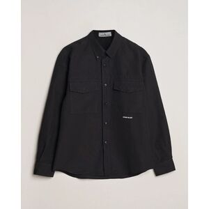 Stone Island Cotton/Hemp Pocket Overshirt Black