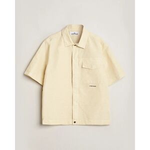 Stone Island Cotton/Hemp Short Sleeve Shirts Beige