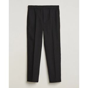 Lanvin Cotton/Linen Drawstring Trousers Black