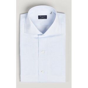 Finamore Napoli Milano Slim Linen Dress Shirt Light Blue