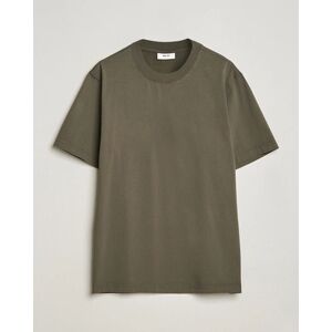 NN07 Adam Pima Crew Neck T-Shirt Capers Green